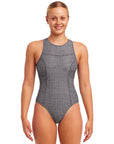 Funkita Women's Hi Flyer One Piece Dark Hound - Booley Galway