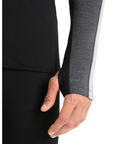 Men's 260 ZoneKnit L/S Crewe - Jet Heather / Black