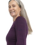Icebreaker Women's 200 Oasis L/S Crewe Ski Tracks Nightshade / Midnight Navy - Booley Galway