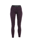 Icebreaker Women's 200 Oasis Leggings Macro Forms Tempo / Black - Booley Galway