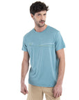 Icebreaker Men's 150 Tech Lite III S/S Tee Cadence Paths Cloud Ray - Booley Galway