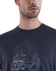 Icebreaker Men's 150 Tech Lite III S/S Tee Van Camp Graphite - Booley Galway
