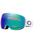Oakley Flight Deck M Snow Goggles Matte White / Prizm Snow Argon Iridium Lens - Booley Galway
