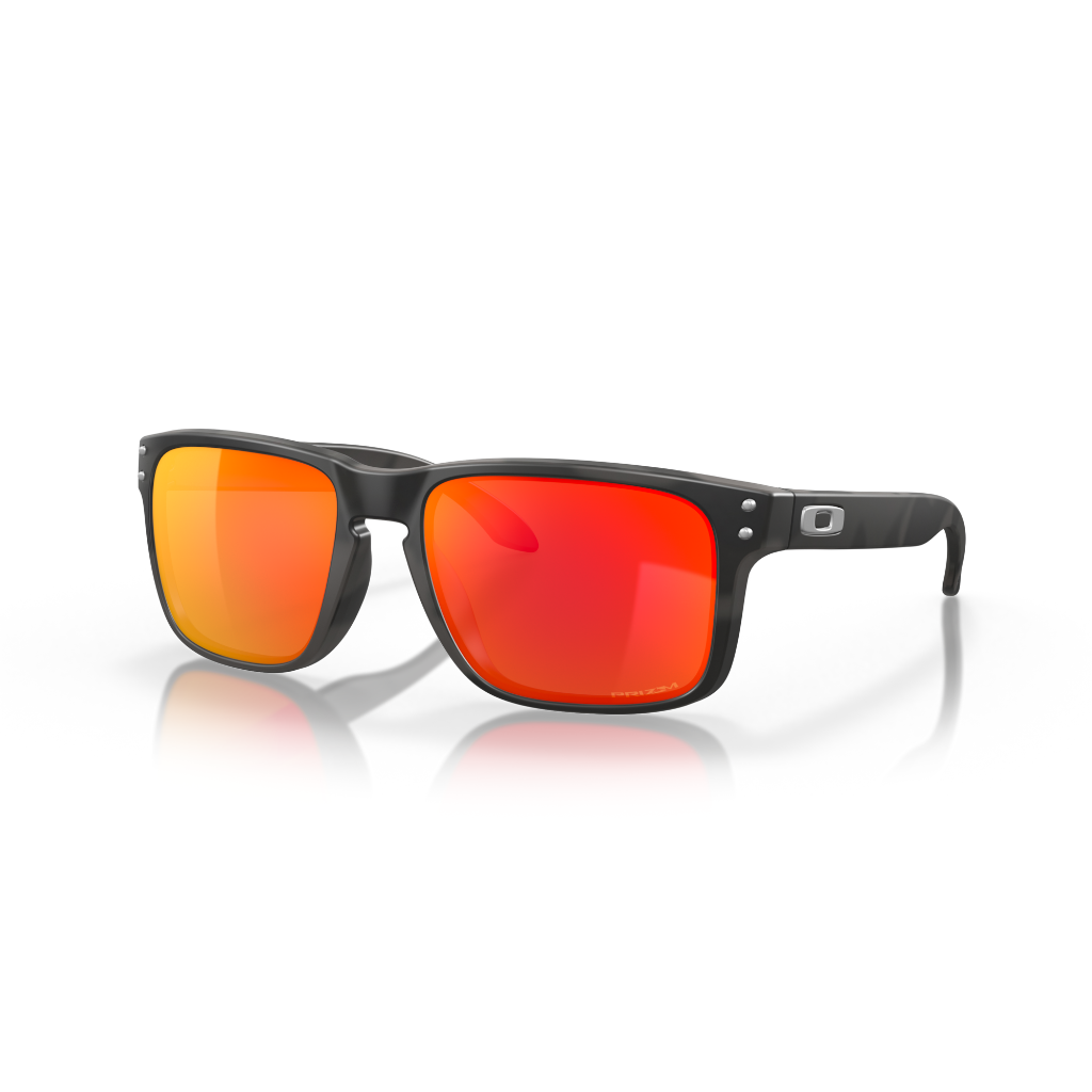 Oakley holbrook ice iridium top polarized