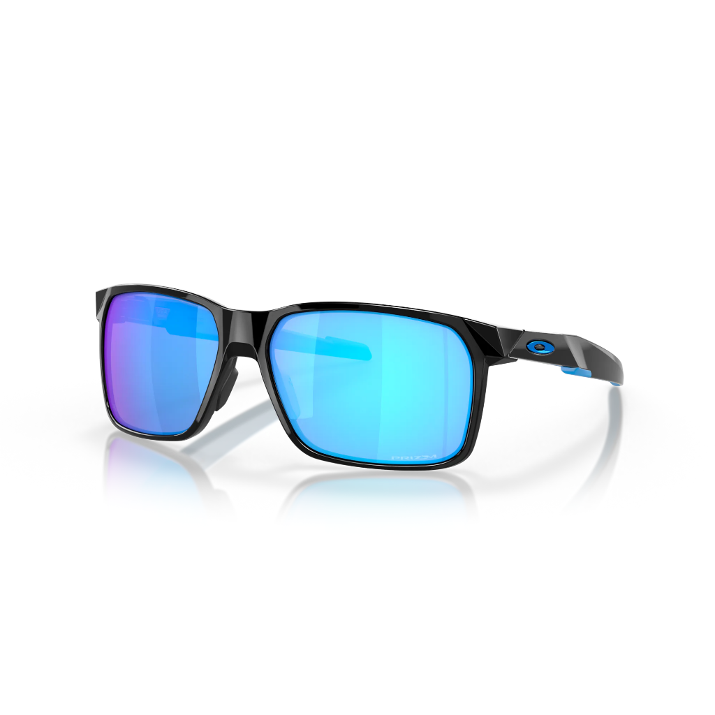 Oakley Portal X Polished Black / Prizm Sapphire Lens - Booley Galway