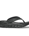 Hoka Men's Ora Recovery Flip 2 Black / Dark Gull Gray - Booley Galway