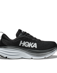 Hoka Men's Bondi 8 Black / White - Booley Galway