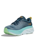 Hoka Men's Bondi 8 Wide Real Teal / Shadow - Booley Galway
