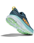 Hoka Men's Bondi 8 Wide Real Teal / Shadow - Booley Galway