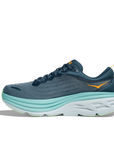 Hoka Men's Bondi 8 Wide Real Teal / Shadow - Booley Galway
