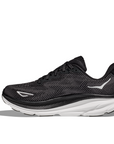 Hoka Women's Clifton 9 Black / White - Booley Galway