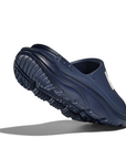 Hoka Unisex Ora Athletic Slide Varsity Navy / White - Booley Galway