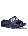 Hoka Unisex Ora Athletic Slide Varsity Navy / White - Booley Galway