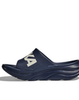 Hoka Unisex Ora Athletic Slide Varsity Navy / White - Booley Galway