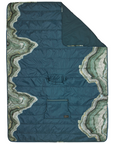 Therm-a-Rest Honcho Poncho Outer Space Topo Wave Print - Booley Galway