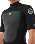 Rip Curl Men's Omega 2mm Back Zip Spring Suit Black - Booley Galway