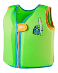 Speedo Kids Printed Float Vest Green / Blue - Booley Galway