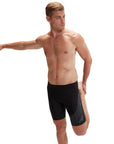 Speedo Men's Medley Logo Jammer Black / Grey - Booley Galway