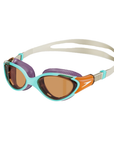 Speedo Women's Biofuse 2.0 Goggles Blue / Orange/ Purple / Orange Lens - Booley Galway