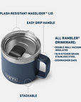 Rambler 14 oz MagSlider Stackable Mug