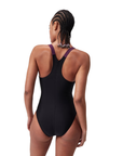 Speedo Women's HyperBoom Splice Racerback Black / Purple - Booley Galway