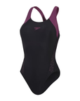 Speedo Women's HyperBoom Splice Racerback Black / Purple - Booley Galway