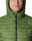 Columbia Men's Powder Pass Hooded Jacket Canteen / Black - Booley Galway