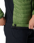 Columbia Men's Powder Pass Hooded Jacket Canteen / Black - Booley Galway
