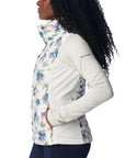 Columbia Women's Powder Pass Vest Sea Salt Tiger Lilies Print - Booley Galway