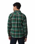 Columbia Men's Flare Gun Stretch Flannel Shirt Rain Forest Trails Edge Plaid - Booley Galway