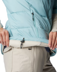 Columbia Women's Abbott Peak Insulated Jacket Aqua Haze / Dark Stone / White - Booley Galway