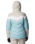 Columbia Women's Abbott Peak Insulated Jacket Aqua Haze / Dark Stone / White - Booley Galway
