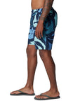 Columbia Men's Summerdry Boardshorts Collegiate Navy Floristic - Booley Galway