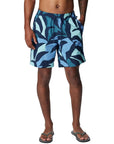 Columbia Men's Summerdry Boardshorts Collegiate Navy Floristic - Booley Galway