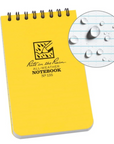 Rite in the Rain Top Spiral Notebook 3 x 5 in No 135 Yellow / White Paper - Booley Galway