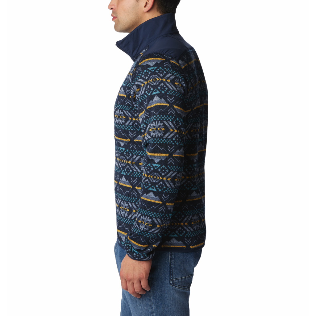 Columbia Men s Sweater Weather II 1 2 Zip Printed Fleece Booley Galway