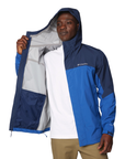 Men's Wahkeena Falls 3L Shell - Mountain Blue / Collegiate Navy