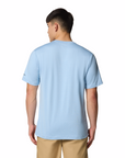 Columbia Men's Kwick Hike Graphic S/S Tee Ripple Blue / Heather - Booley Galway