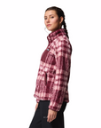 Columbia Women's West Bend Print Full Zip II Rich Wine / Herringplaid - Booley Galway