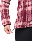 Columbia Women's West Bend Print Full Zip II Rich Wine / Herringplaid - Booley Galway