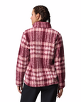 Columbia Women's West Bend Print Full Zip II Rich Wine / Herringplaid - Booley Galway
