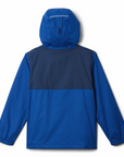Columbia Kids Rainy Trails II Fleece Lined Jacket - Boys Mountain Blue / Collegiate Navy Slub - Booley Galway