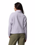 Columbia Women's Helvetia Cropped 1/2 Snap Fleece Lavender Pearl / Shale Purple / Zing - Booley Galway
