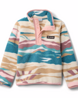 Columbia Kids Helvetia II Printed 1/2 Snap Fleece River Blue Rogue Valley - Booley Galway