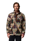 Men's Helvetia™ II Printed Half Snap Fleece - Black Geomix