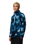 Men's Helvetia™ II Printed Half Snap Fleece - Phoenix Blue Dyeflow