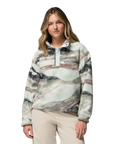 Women's Helvetia™ II Cropped Sherpa Half Snap Printed Fleece - Sedona Sage, Summit