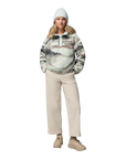 Women's Helvetia™ II Cropped Sherpa Half Snap Printed Fleece - Sedona Sage, Summit