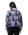 Women's Helvetia™ II Cropped Sherpa Half Snap Printed Fleece - Rainy Day, Geomix