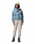 Women's Helvetia II Printed Cropped 1/2 Snap Fleece